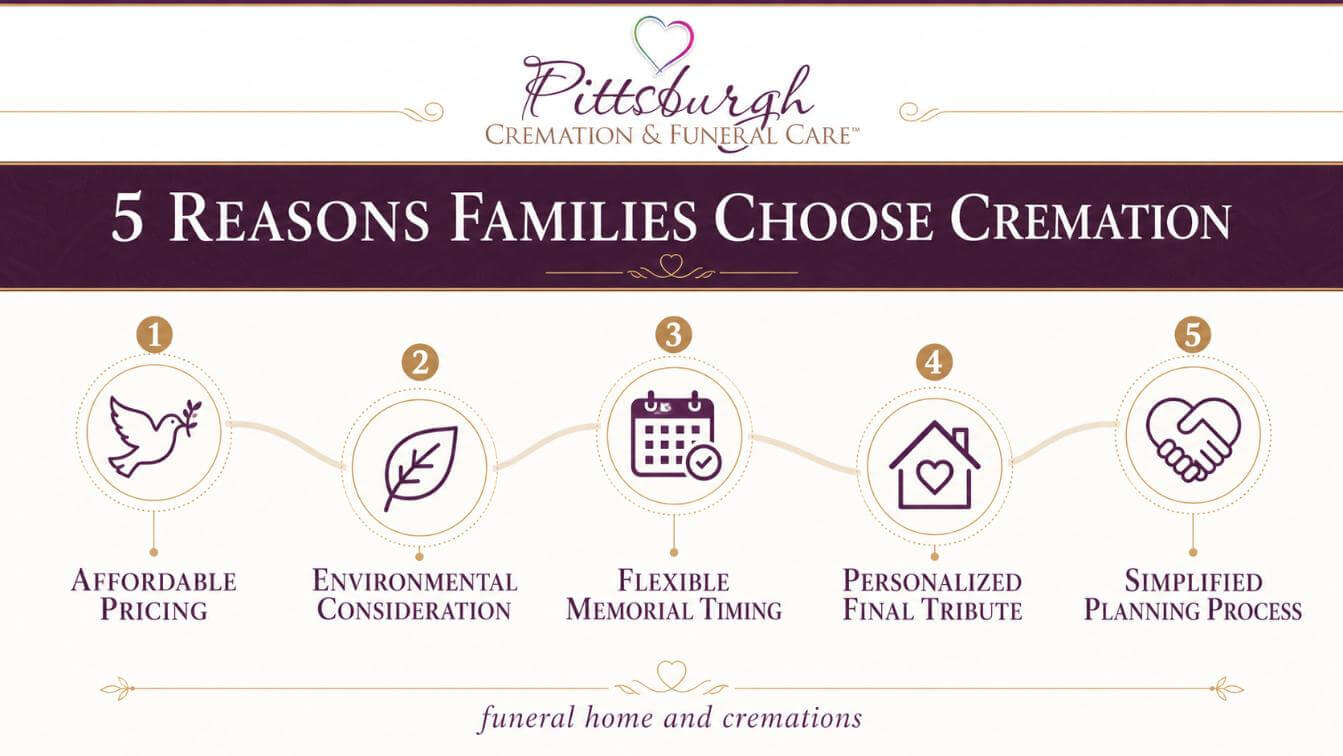 Five reasons families choose cremation funeral services in McMurray, PA